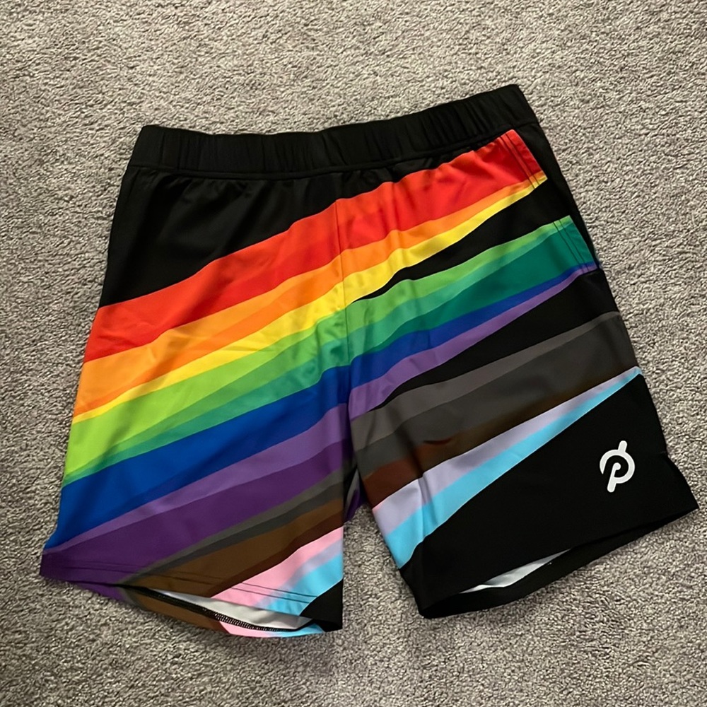 Peloton Rainbow Shorts No Liner
